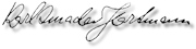 Hartmann's signature